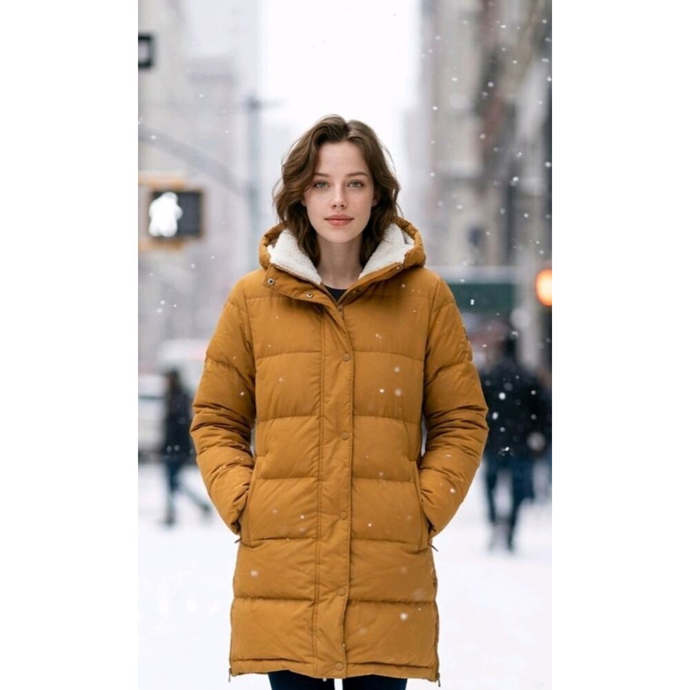 NWT! REI Co-op Norseland Down Hooded Parka Jacket In Walrus Brown Size XS